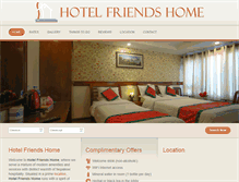 Tablet Screenshot of hotelfriendshome.com